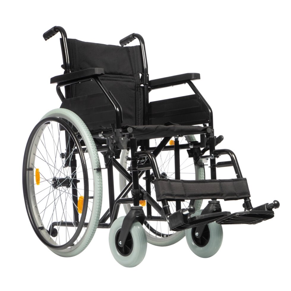 Инвалидная коляска  Ortonica Base 400  17" от компании Магазин медтехники "Будьте Здоровы" г. Барнаул, ул Панфиловцев 4-в. - фото 1