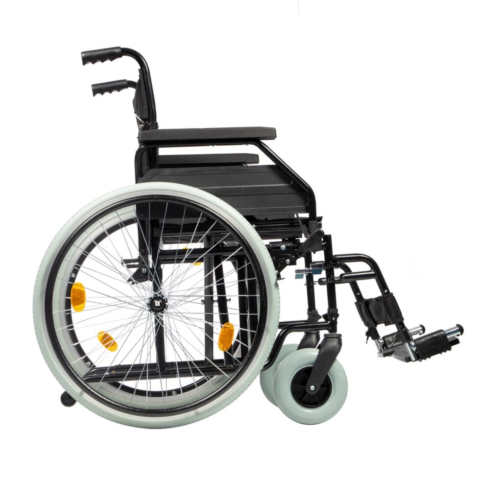 Инвалидная коляска  Ortonica Base 400  18" ширина сиденья 45 см от компании Магазин медтехники "Будьте Здоровы" г. Барнаул, ул Панфиловцев 4-в. - фото 1