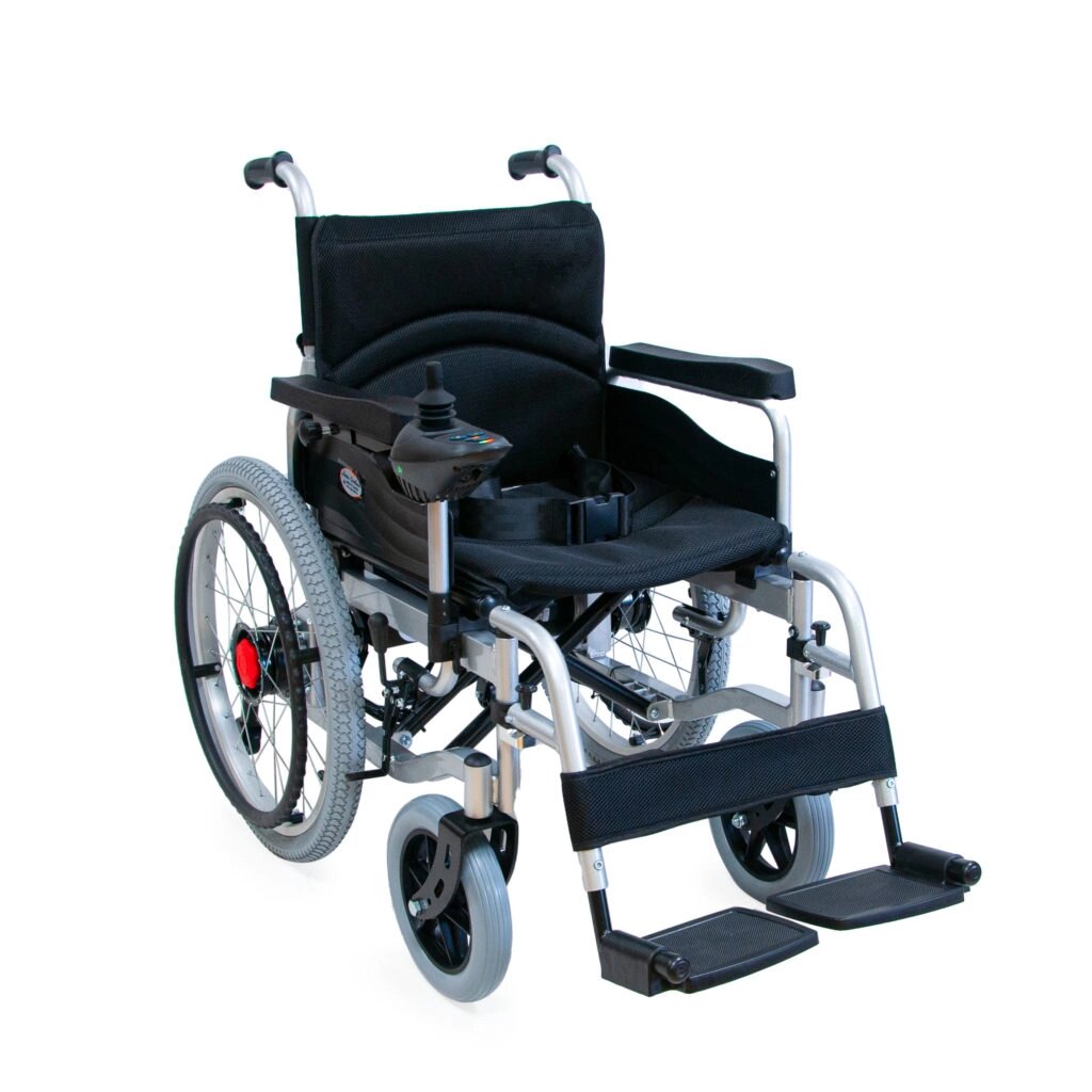 Инвалидная коляска с электроприводом FS101A от компании Магазин медтехники "Будьте Здоровы" г. Барнаул, ул Панфиловцев 4-в. - фото 1