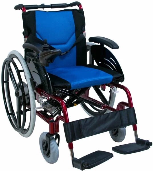 Инвалидная коляска с электроприводом FS105L от компании Магазин медтехники "Будьте Здоровы" г. Барнаул, ул Панфиловцев 4-в. - фото 1