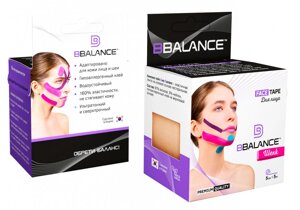 Кинезио тейп BB Face Pack Tape Шелк (для лица и шеи) 5м*5 см