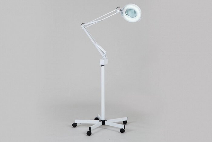 Кольцевая лампа лупа SD-2021 на штативе от компании Магазин медтехники "Будьте Здоровы" г. Барнаул, ул Панфиловцев 4-в. - фото 1