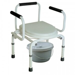 Кресло-туалет с опускающимися подлокотниками CA667