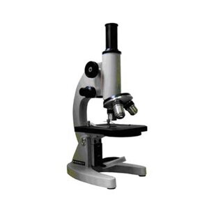 Учебный монокулярный микроскоп с тремя объективами и двумя окулярами Биомед 1