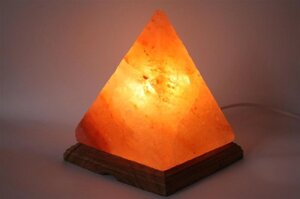Соляная лампа Пирамида 2-3 кг с диммером