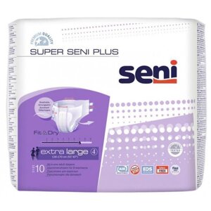 Подгузники для взрослых Super Seni Plus Air №4 (10 шт)