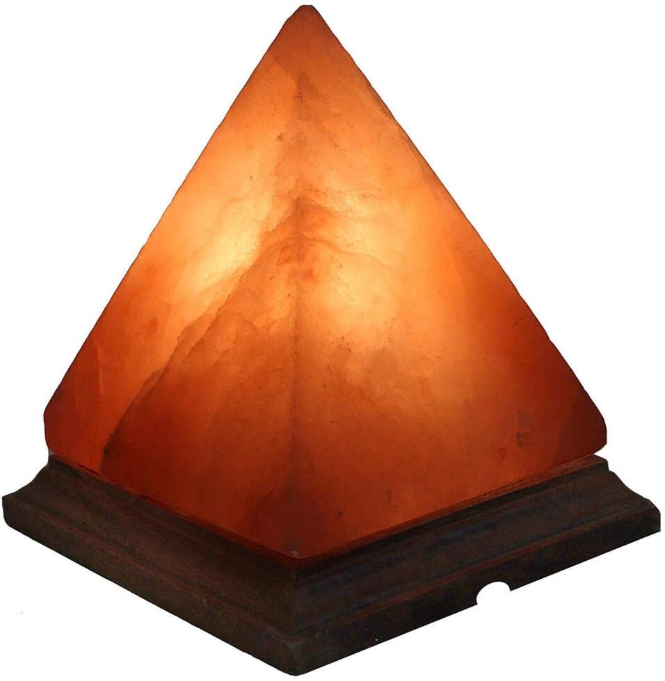Солевая лампа Пирамида с диммером от компании Магазин медтехники "Будьте Здоровы" г. Барнаул, ул Панфиловцев 4-в. - фото 1