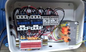 Блок-управления в сборе для односкоростной тали с электр. тележкой 380V 0,5т-1т