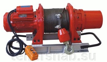 Лебедка электрическая KDJ-500Е1(380В) 500кг с канатом 60 метров ...