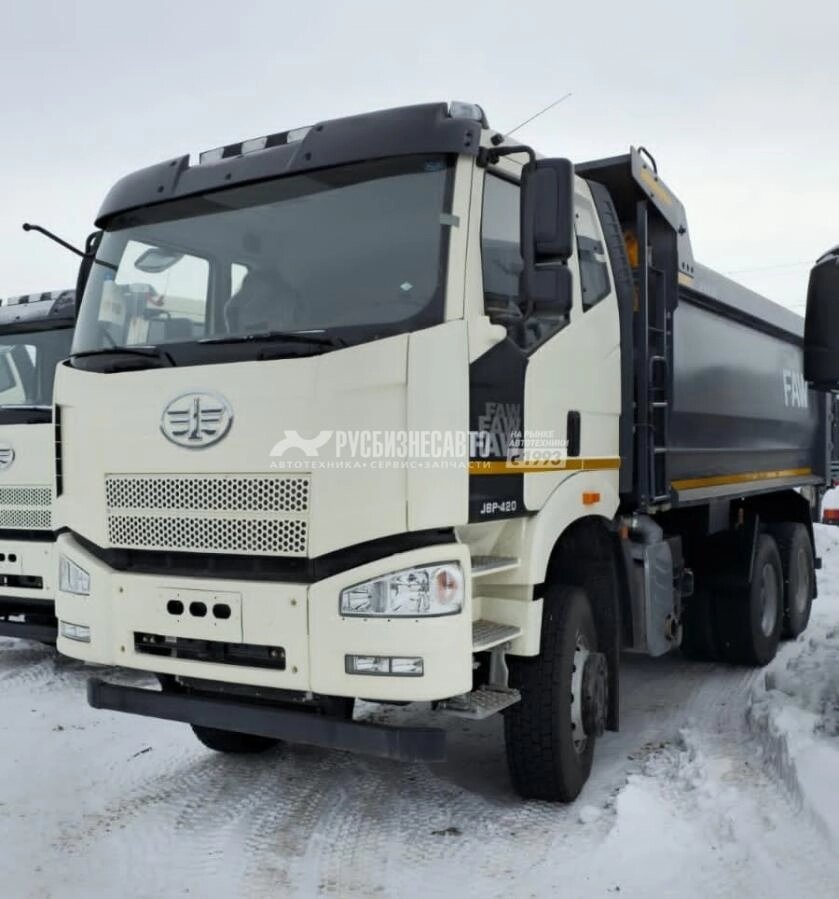 FAW Самосвал 3675 (6х6) c U-образным кузовом Амкар (Автомастер) 16м3 от компании Компания СИМ-авто - фото 1