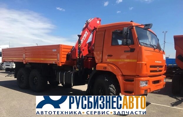 КМУ КАМАЗ 43118-3090-50 (Евро-5) + Flli. Ferrari F148 A2 нижн. упр.+борт сталь 6.2м. (со спалкой) от компании Компания СИМ-авто - фото 1