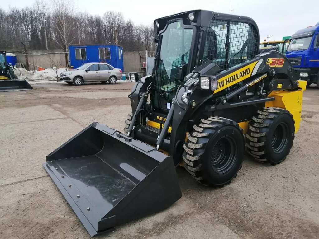 Мини-погрузчик New Holland L318 (с кондиционером, Россия) от компании Компания СИМ-авто - фото 1