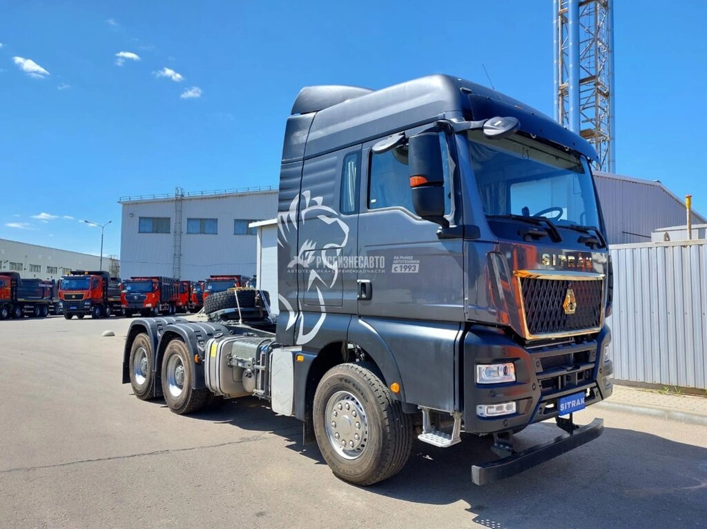 Тягач SITRAK C7H MAX 6x4 ( ZZ4256V364HE )/ без КОМ и АДР/ 540 лс/ МКПП/ 3.5"/ рессора/ метал. бампер от компании Компания СИМ-авто - фото 1