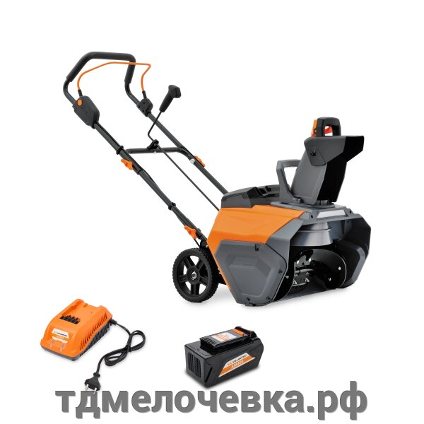 Аккумуляторный снегоуборщик Villartec WA 4051 Set5 от компании ТД МЕЛОЧевка (товары для дома от метизов до картриджей) - фото 1