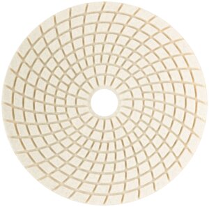 Алмазный гибкий шлифовальный круг АГШК (липучка), влажное шлифование, 125 мм, Р 100