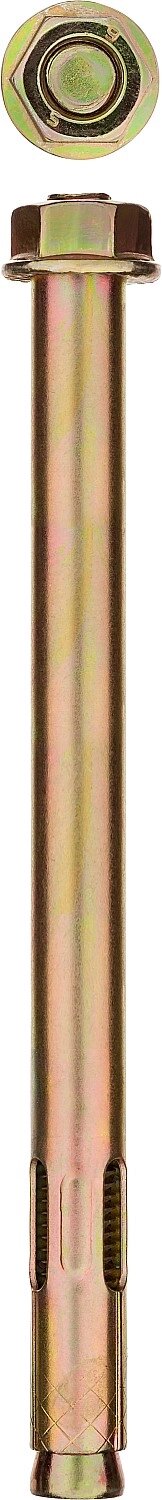 Болт анкерный с гайкой, 10 x 125 мм, 40 шт, желтопассивированный, ЗУБР Профессионал от компании ТД МЕЛОЧевка (товары для дома от метизов до картриджей) - фото 1