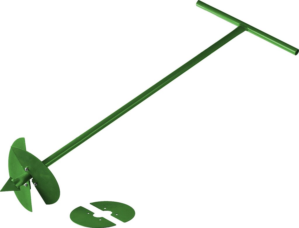 Бур садовый РОСТОК, со сменными ножами, 150 мм, 200мм, длина 1000мм от компании ТД МЕЛОЧевка (товары для дома от метизов до картриджей) - фото 1