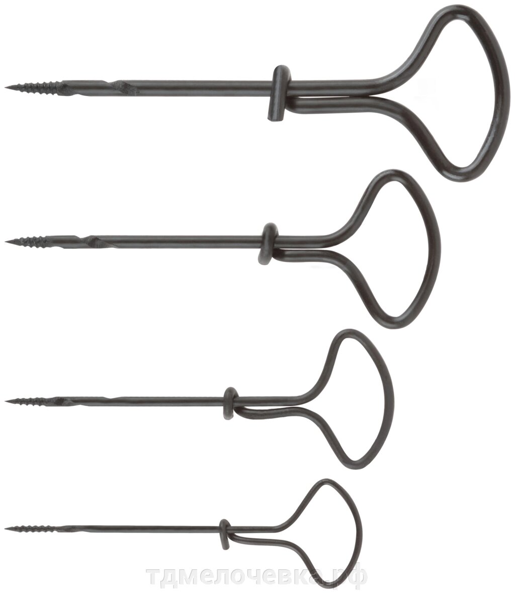 Буравчики, набор 4 шт. (2; 3; 4; 5 мм) от компании ТД МЕЛОЧевка (товары для дома от метизов до картриджей) - фото 1