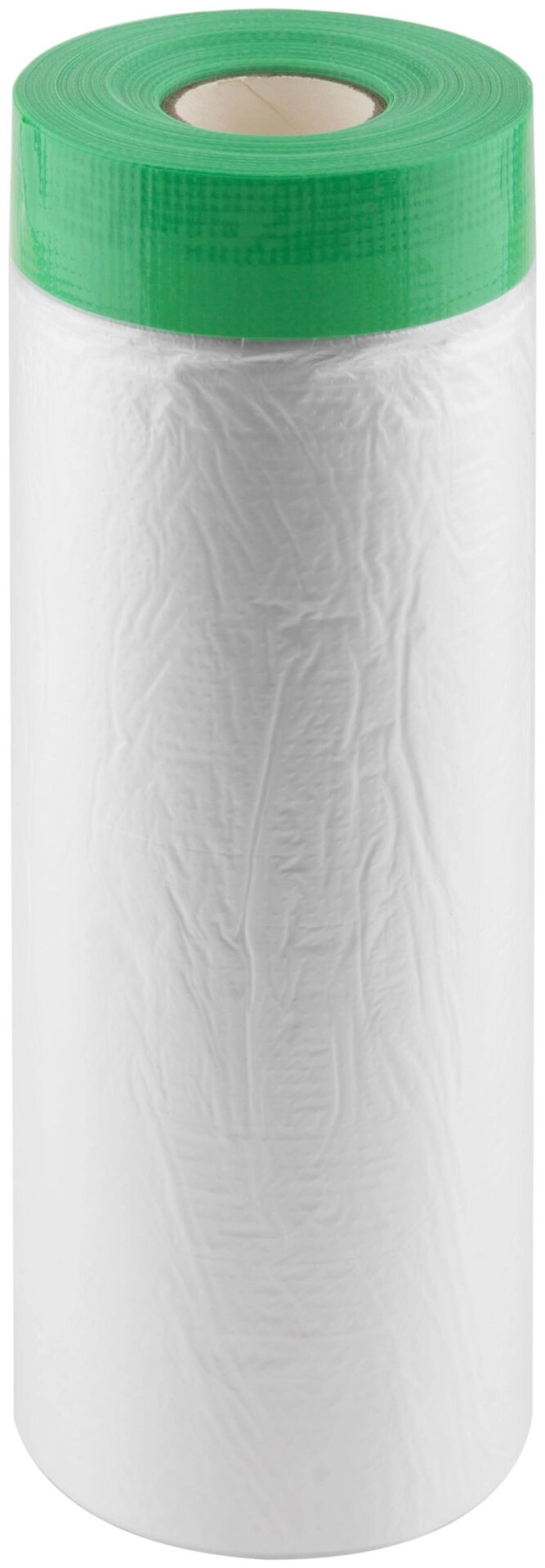 Clever Cover: укрывная пленка с ПЭ-лентой, статически заряжена, 7 мкр., 270 см х 17 м от компании ТД МЕЛОЧевка (товары для дома от метизов до картриджей) - фото 1