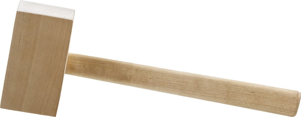 Деревянная прямоугольная киянка ЗУБР 330 г 70х50 мм от компании ТД МЕЛОЧевка (товары для дома от метизов до картриджей) - фото 1