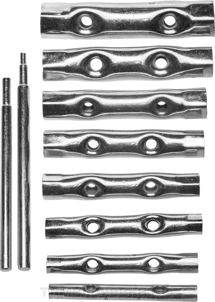 DEXX 10 предметов, 6 - 22 мм, набор трубчатых ключей (27192-H10) от компании ТД МЕЛОЧевка (товары для дома от метизов до картриджей) - фото 1