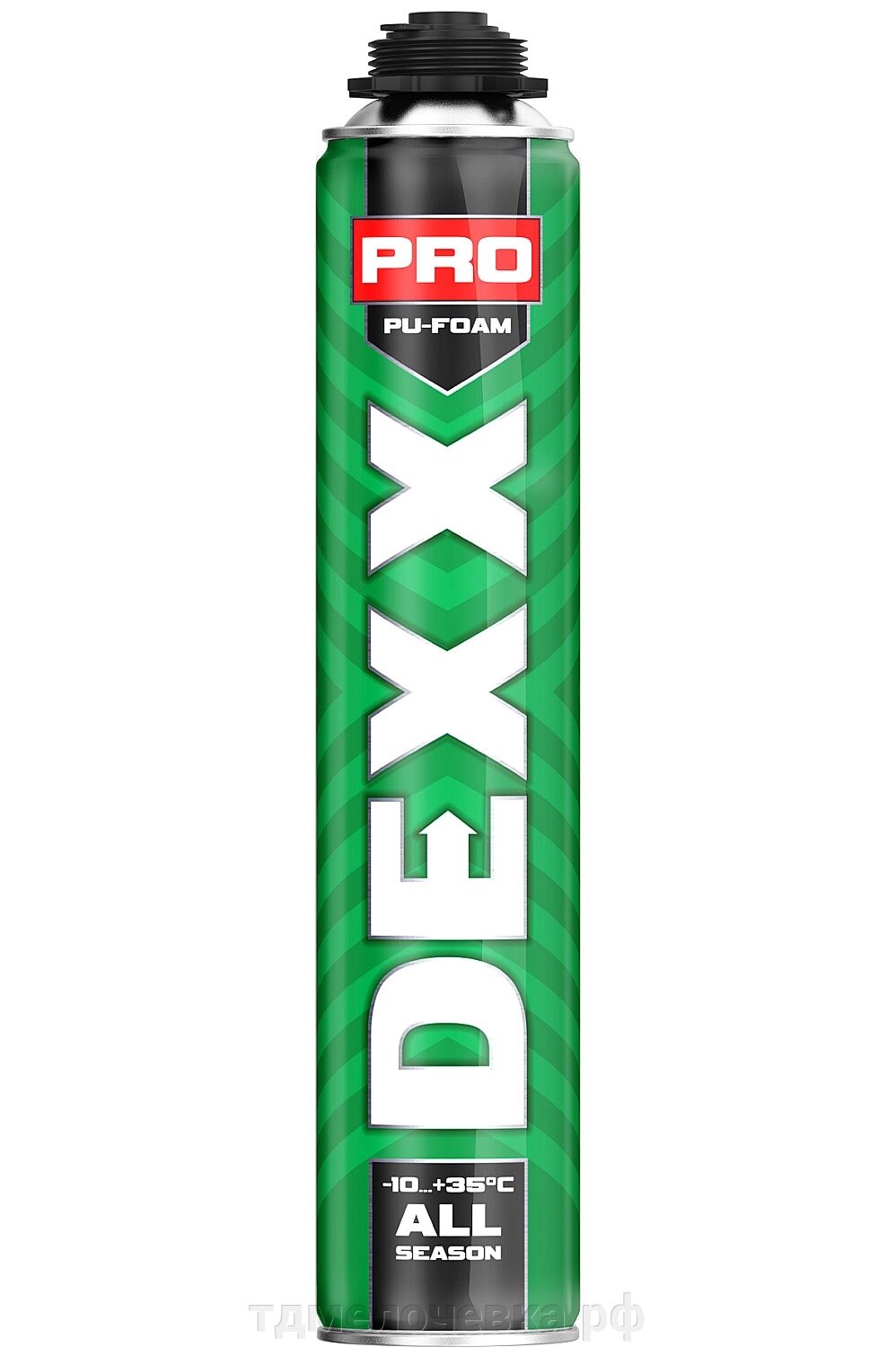 DEXX PRO, 750 мл, пистолетная, всесезонная, выход до 30 л, монтажная пена (41126) от компании ТД МЕЛОЧевка (товары для дома от метизов до картриджей) - фото 1