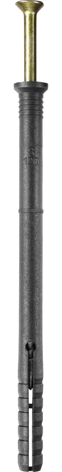 Дюбель-гвоздь полипропиленовый, потайный бортик, 8 x 120 мм, 50 шт, STAYER от компании ТД МЕЛОЧевка (товары для дома от метизов до картриджей) - фото 1