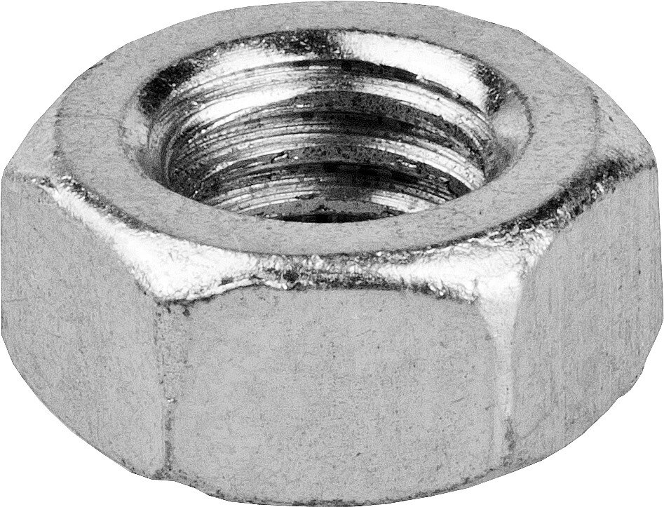 Гайка ГОСТ 5927-70, M5, 5 кг, кл. пр. 6, оцинкованная, ЗУБР от компании ТД МЕЛОЧевка (товары для дома от метизов до картриджей) - фото 1