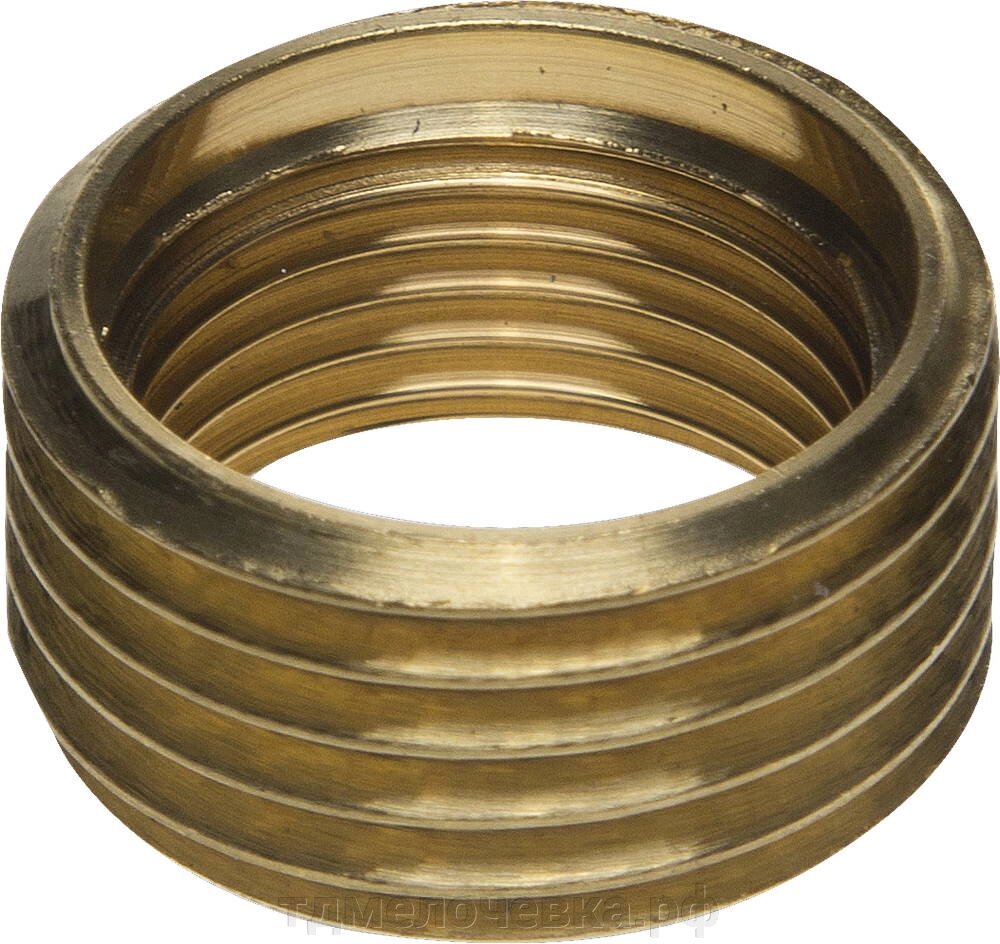 GENERAL FITTINGS 1/2″ х 3/8″, латунь, переходное кольцо (51086-1/2-3/8) от компании ТД МЕЛОЧевка (товары для дома от метизов до картриджей) - фото 1