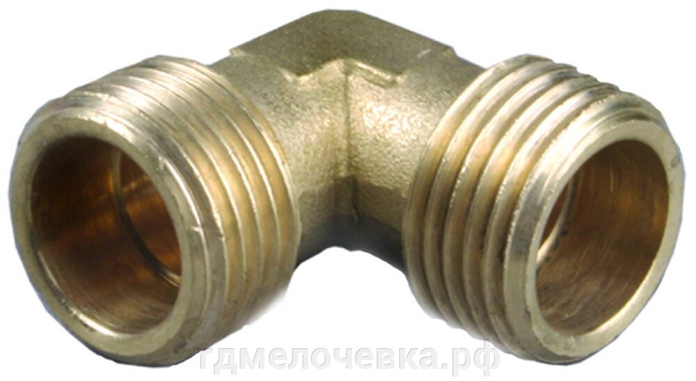 GENERAL FITTINGS 1/2″, латунь, уголок (51073-S/S-1/2) от компании ТД МЕЛОЧевка (товары для дома от метизов до картриджей) - фото 1