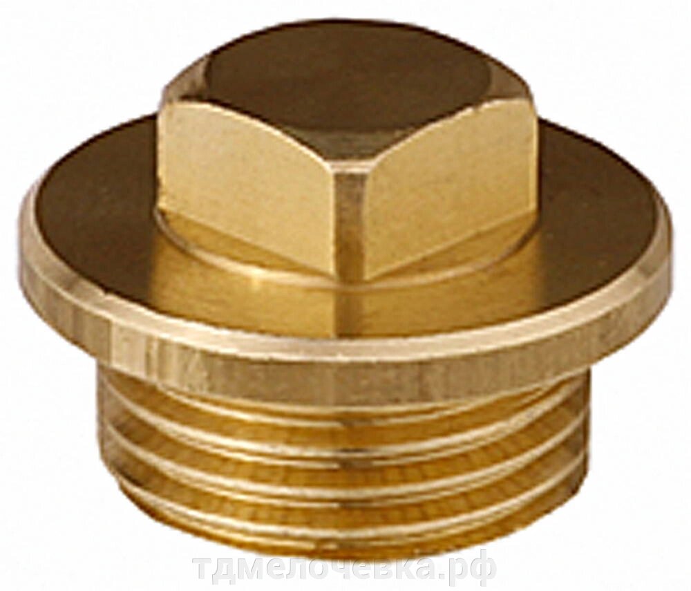 GENERAL FITTINGS 1/2″, с прижимной шайбой, никель, заглушка (51099-1/2) от компании ТД МЕЛОЧевка (товары для дома от метизов до картриджей) - фото 1