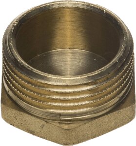 GENERAL FITTINGS 1″наружная резьба латунь, Заглушка (51098-S-1)