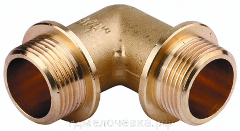 GENERAL FITTINGS 3/4″, никель, уголок (51071-S/S-3/4) от компании ТД МЕЛОЧевка (товары для дома от метизов до картриджей) - фото 1