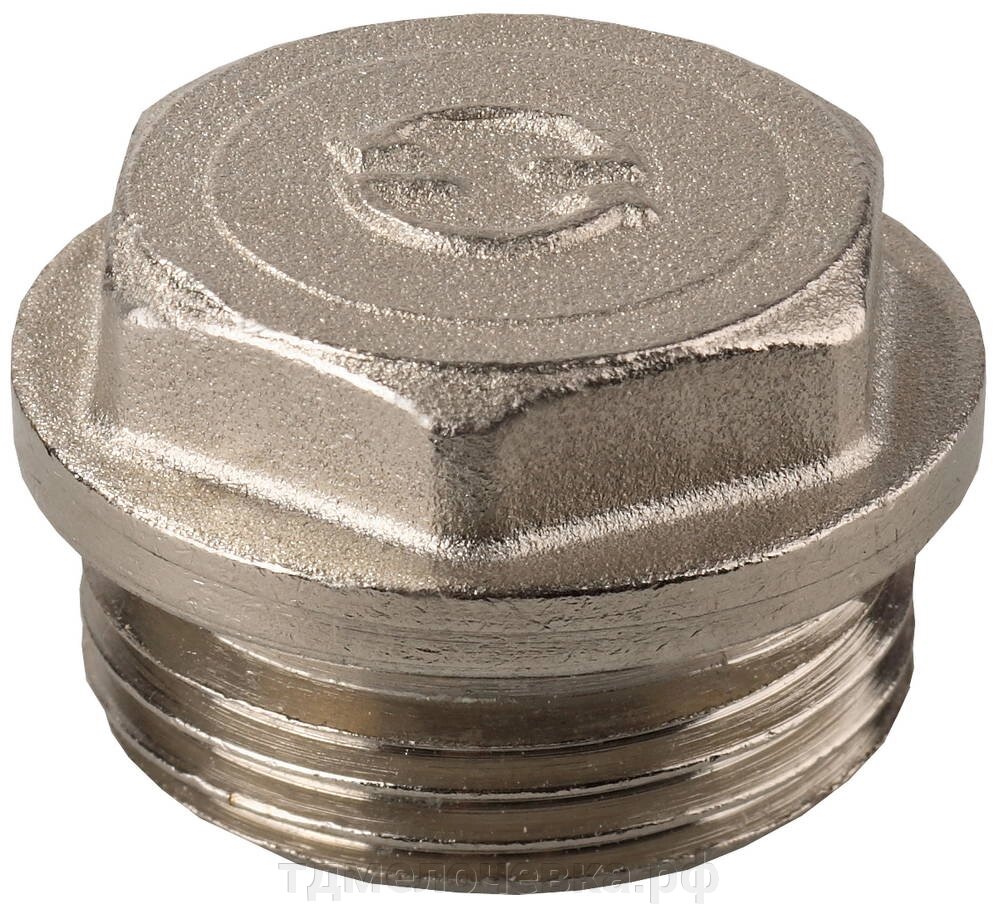 GENERAL FITTINGS 3/4″, с прижимной шайбой, никель, заглушка (51100-3/4) от компании ТД МЕЛОЧевка (товары для дома от метизов до картриджей) - фото 1