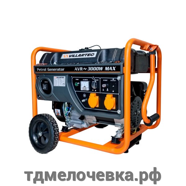 Генератор Villartec GG 3400W от компании ТД МЕЛОЧевка (товары для дома от метизов до картриджей) - фото 1