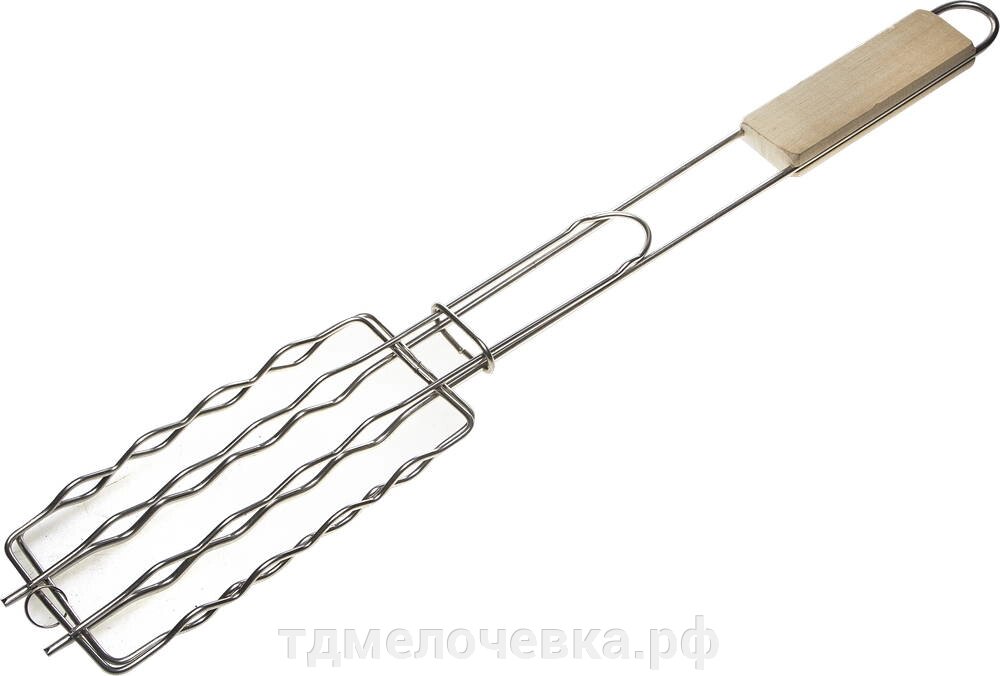 GRINDA Barbecue для сосисок, 170х85 мм, нержавеющая сталь, решетка-гриль (424730) от компании ТД МЕЛОЧевка (товары для дома от метизов до картриджей) - фото 1