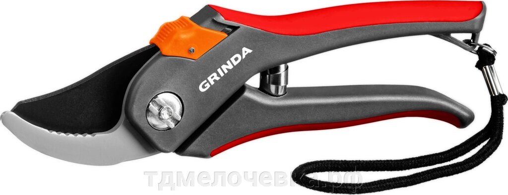 GRINDA G-26, 205 мм, углеродистая сталь, закаленные лезвия, тефлоновое покрыт., двухкомпонентные пластиковые рукоятки, от компании ТД МЕЛОЧевка (товары для дома от метизов до картриджей) - фото 1