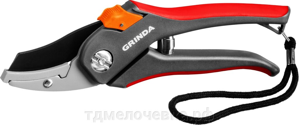 GRINDA G-28, 205 мм, углеродистая сталь, закаленные лезвия, тефлоновое покрытие, двухкомпонентные рукоятки, контактный от компании ТД МЕЛОЧевка (товары для дома от метизов до картриджей) - фото 1