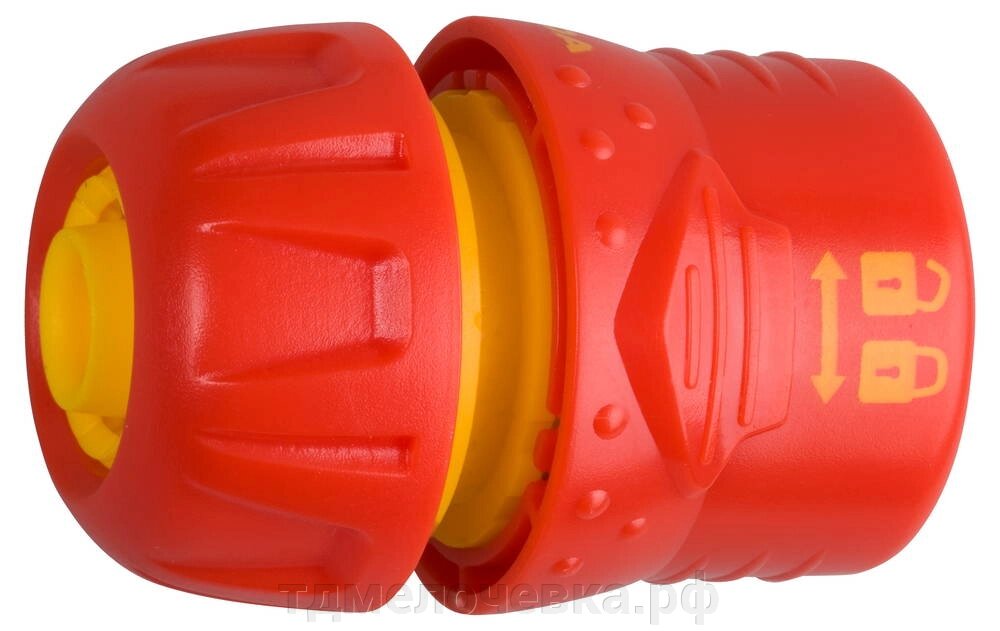 GRINDA GL-12, 1/2″, с запирающим механизмом, для шланга, быстросъемный соединитель (8-426327) от компании ТД МЕЛОЧевка (товары для дома от метизов до картриджей) - фото 1