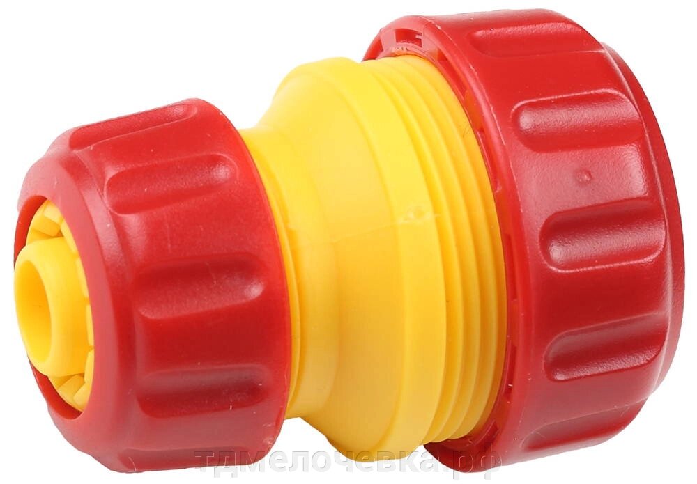 GRINDA GM-X, 1/2″ x 3/4″, переходная, для шланга, ударопрочный пластик, ремонтная муфта (8-426345) от компании ТД МЕЛОЧевка (товары для дома от метизов до картриджей) - фото 1