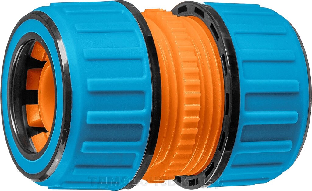 GRINDA TM-12, 1/2″, пластиковая с TPR, для шланга, ремонтная муфта, PROLine (8-426442) от компании ТД МЕЛОЧевка (товары для дома от метизов до картриджей) - фото 1