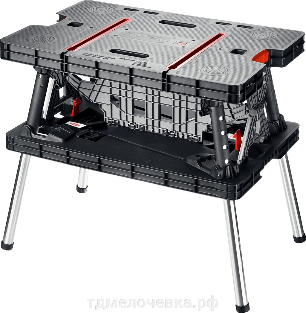 KETER FOLDING 850х550х755 мм, складной столярный верстак (38730) от компании ТД МЕЛОЧевка (товары для дома от метизов до картриджей) - фото 1