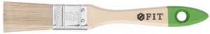 Кисть флейцевая "Микс", смешанная натуральная и искусственная щетина, деревянная ручка 1"25 мм)
