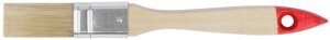 Кисть флейцевая "Оптима", натур. cветлая щетина, деревянная ручка 3/4"19 мм)