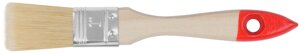Кисть флейцевая "Стандарт", натур. светлая щетина, деревянная ручка 1"25 мм)