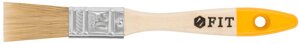Кисть флейцевая "Стандарт-Плюс", натур. светлая щетина, деревянная ручка 3/4"19 мм)
