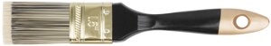 Кисть флейцевая "Стайл", искусственная черно-белая щетина, деревянная ручка 1,5"38 мм)