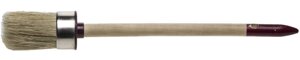 Кисть круглая ЗУБР ″УНИВЕРСАЛ - МАСТЕР″светлая щетина, деревянная ручка,8, 35мм