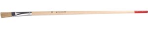 Кисть плоская тонкая STAYER ″UNIVERSAL-STANDARD″светлая натуральная щетина, деревянная ручка,10 x 11мм