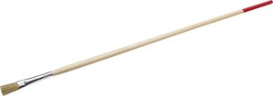 Кисть плоская тонкая STAYER ″UNIVERSAL-STANDARD″светлая натуральная щетина, деревянная ручка,2 x 5мм